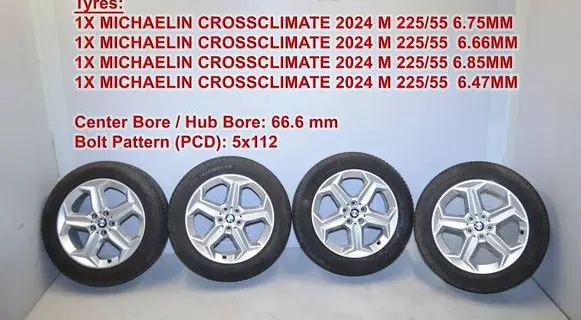 BMW X1 U11 R18 alloy rim 6898039 36116898039