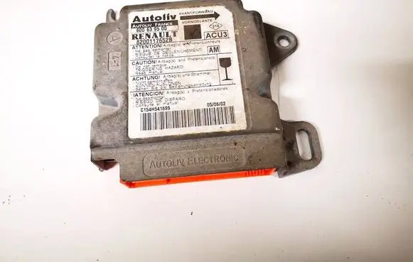 Renault Scenic I Airbag control unit/module 8200117652b 600639500