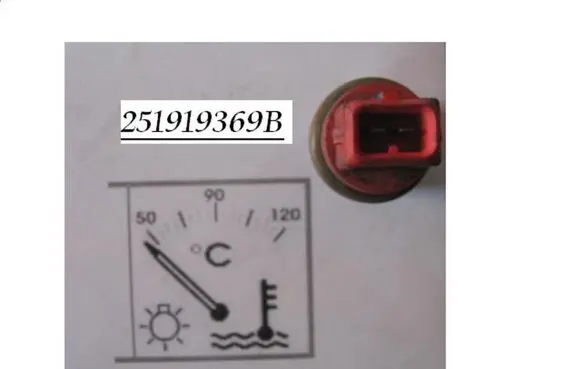 Volkswagen Golf III Coolant temperature sensor 251919369B