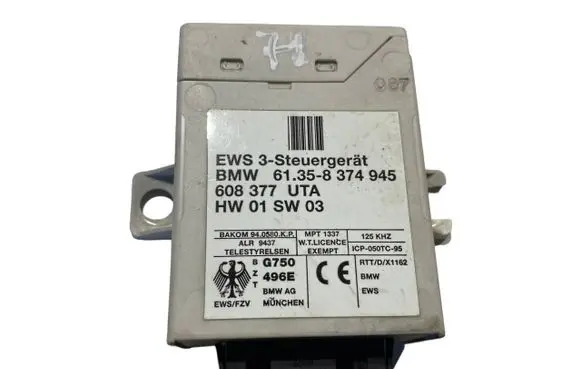 BMW 5 E39 Immobilizer control unit/module 8374945 61358374945