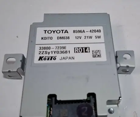 Toyota bZ4X LED ballast control module 8596A42040 2ZSV1Y03681 338007239E