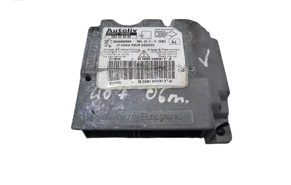 Peugeot 407 Airbag control unit/module 9655880880 603554600