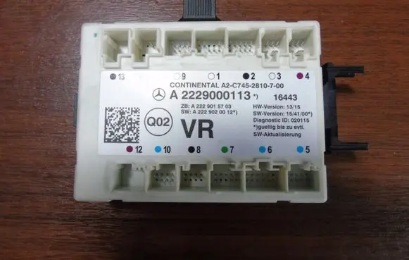 Mercedes-Benz S W222 Door control unit/module A2229000113