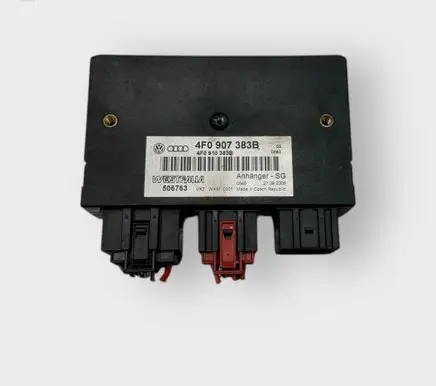 Audi A6 S6 C6 4F Tow bar trailer control unit/module 4F0907383B 506763