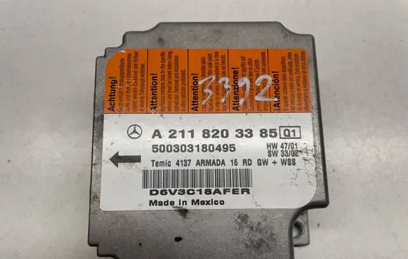 Mercedes-Benz E W211 Airbag control unit/module 2118203385 A2118203385