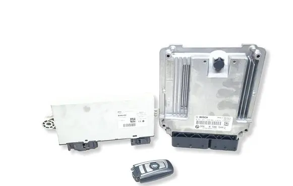 BMW 5 F10 F11 Engine ECU kit and lock set 8586540 0281031950 9367376