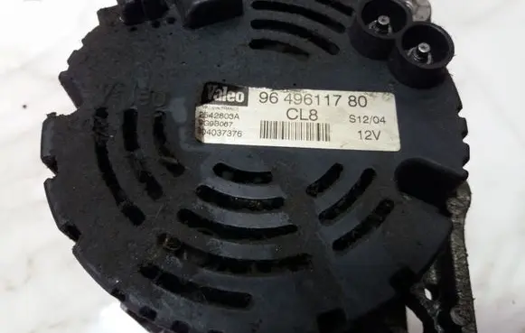 Peugeot 206 Generator/alternator 9649611780