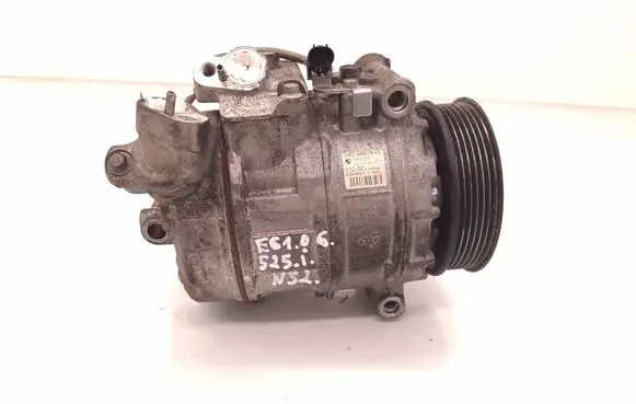 BMW 5 E60 E61 Air conditioning (A/C) compressor (pump) 6956715 7SEU17C GE4471903777