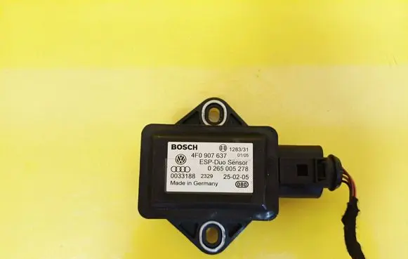 Audi A6 S6 C6 4F ESP acceleration yaw rate sensor 4F0907637 0265005278