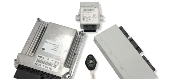 BMW 3 E46 Engine ECU kit and lock set 0281011122 61356905667 6905667