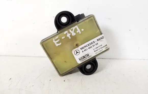 Mercedes-Benz C W205 Glow plug pre-heat relay A6519003103