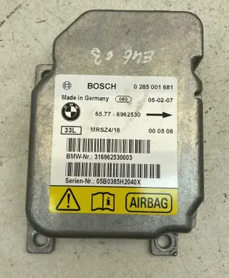 BMW 3 E46 Airbag control unit/module 0285001681 316962530003 6962530