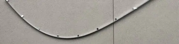 Mercedes-Benz 207 310 Rear bumper trim bar molding A2078852221 2078852221