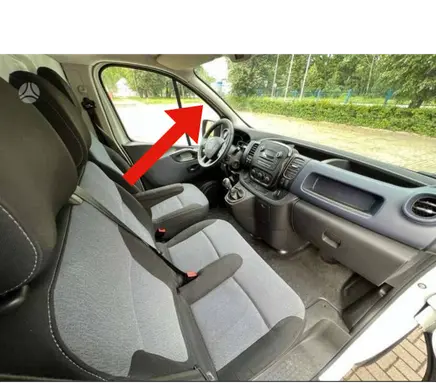 Opel Vivaro (A) pillar trim 93868212 SP7510