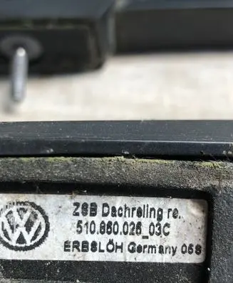 Volkswagen Golf Sportsvan Roof bar rail 51086002603c