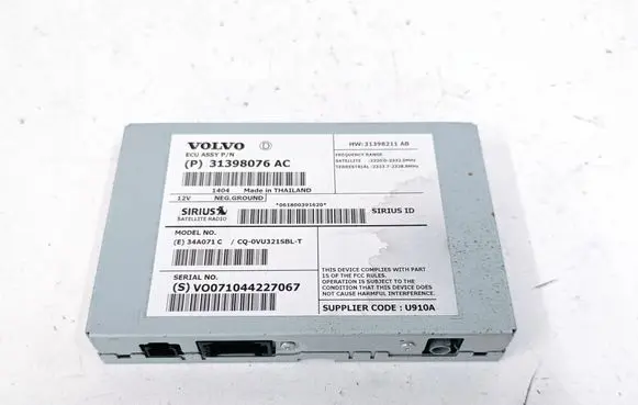 Volvo S60 Camera control unit module 31398076 31398076AC