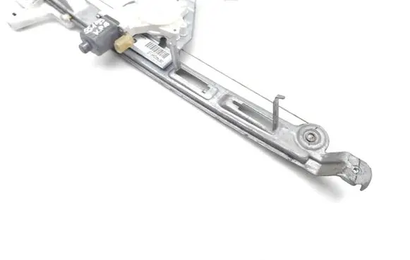Rear door window regulator with motor