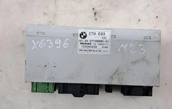 BMW 3 E92 E93 Sunroof control unit/module 07199885