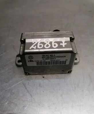 Volkswagen Touareg I ESP acceleration yaw rate sensor 7E0907652A