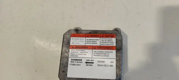 Opel Agila A Airbag deployment crash/impact sensor 97S0001XNKZ 5WK42897 28010203
