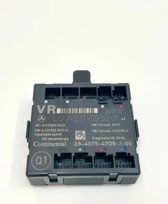 Mercedes-Benz SL R231 Door control unit/module A2319005201 2319005201