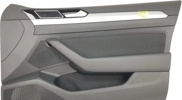 Front door card panel trim