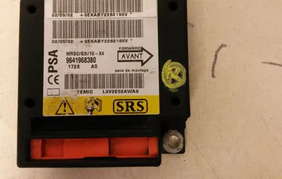 Citroen C5 Airbag control unit/module 9641968380