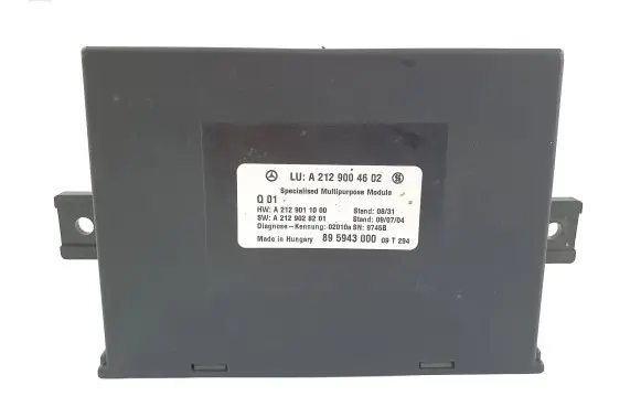 Mercedes-Benz E W212 Other control units/modules A2129004602 A2129011000 A2129028201
