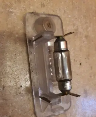 Volvo S60 Number plate light Sael97dot 54948