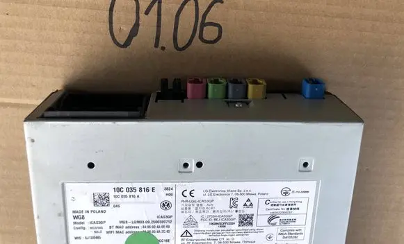 Volkswagen ID.7 MMI control unit 10C035816E