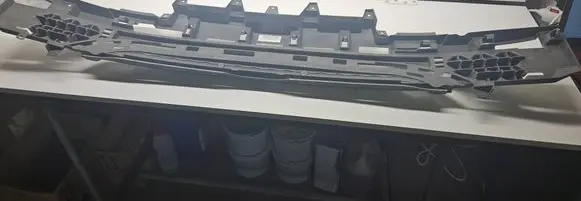 Front bumper support beam