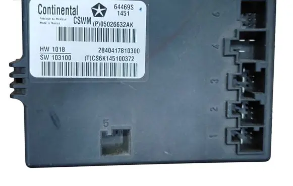 Chrysler Town u0026 Country V Seat control module P05026632AK 05026632AK 5026632AK