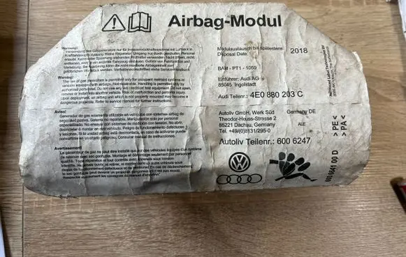 Audi A8 S8 D3 4E Passenger airbag 4E0880203C