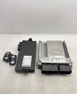 BMW 3 E90 E91 Engine ECU kit and lock set 8509036 0281016640 170443881