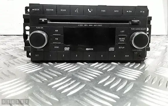 Dodge Journey Radio/CD/DVD/GPS head unit 05064952AC