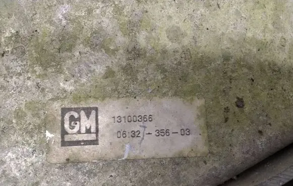 Opel Vectra C Rear bumper cross member 13100366 063235603