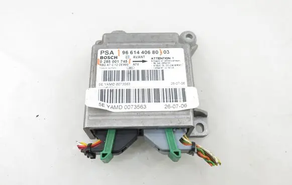 Peugeot 207 Airbag control unit/module 9661440680 0285001745