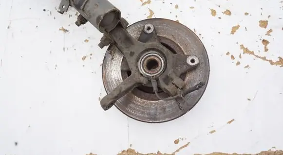Renault Kangoo II Front wheel hub spindle knuckle