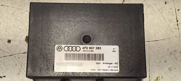 Audi A6 S6 C6 4F Tow bar trailer control unit/module 4F0907383 4F0910383 58299509A