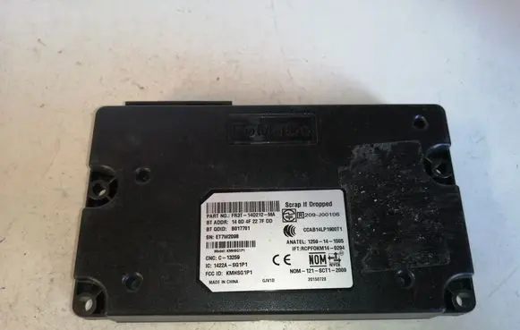 Ford Mustang VI Bluetooth control unit module FR3T14D212MA