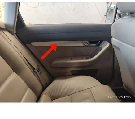 Audi A6 S6 C6 4F Rear door trim (molding) 4F0867419