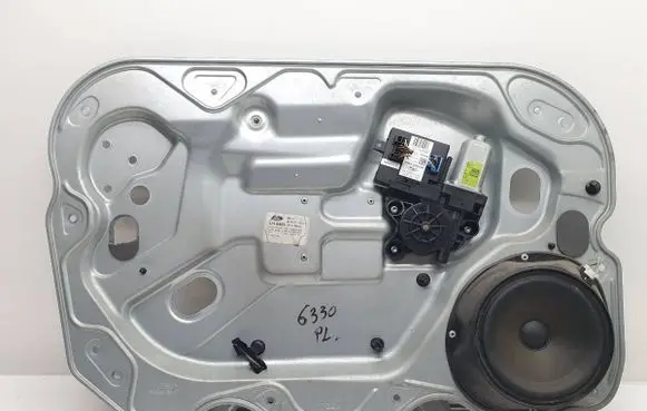 Front door window regulator with motor