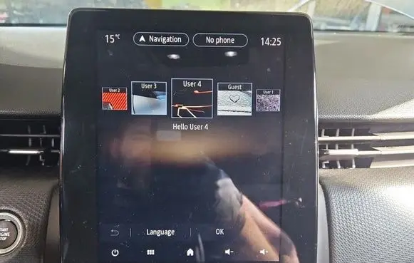 Renault Clio V Screen/display/small screen 280915092R IMPRK1569088