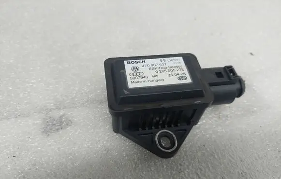 Audi A6 S6 C6 4F ESP acceleration yaw rate sensor 4F0907637 0265005278