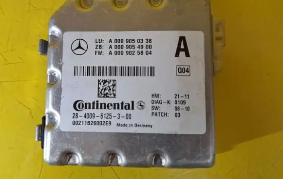Mercedes-Benz C W204 Other devices A0009050338