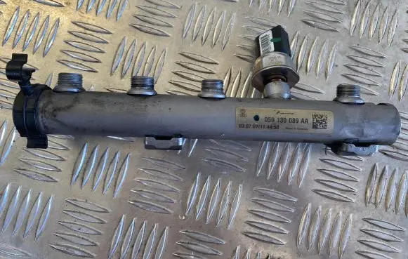 Audi A6 S6 C6 4F Fuel main line pipe 059130089AA 059130758E