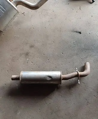 Volkswagen Touran I Middle muffler/silencer 1K0253211C 1K0110110