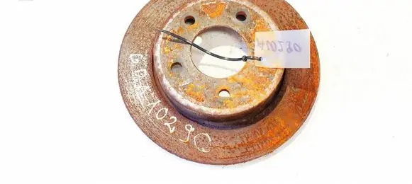 Mazda 3 I Rear brake disc neventiliuojamas