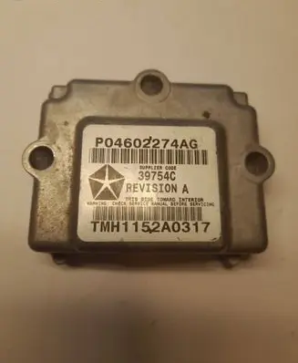 Chrysler 300M Airbag control unit/module P04602274AG 39754C TMH1152A0317