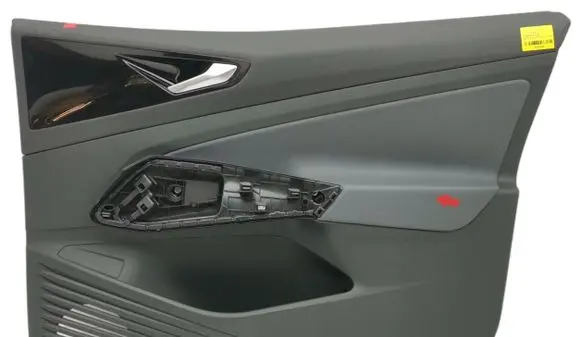 Front door card panel trim